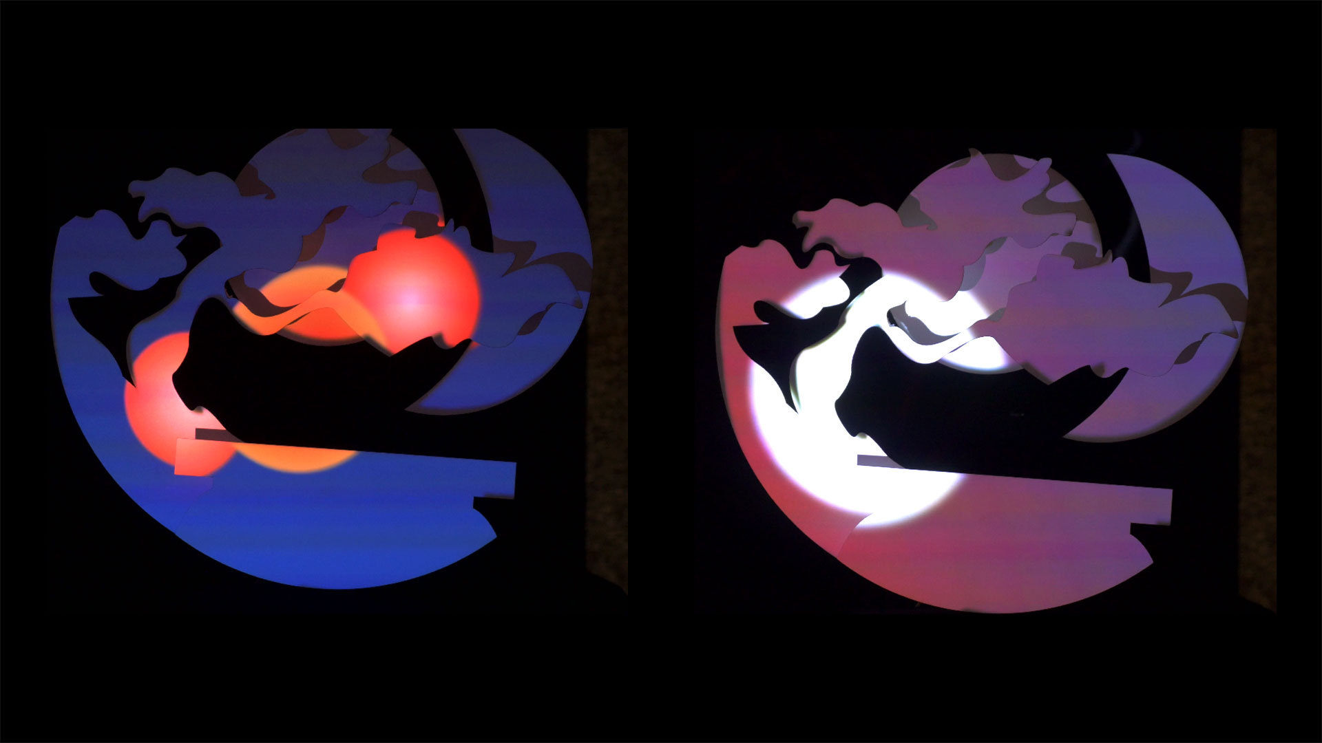 animation 2d mapping conte coreen frere lune soeur soleil laura francois